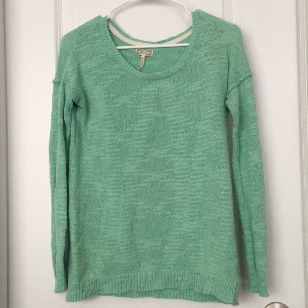 Mint green sweater
